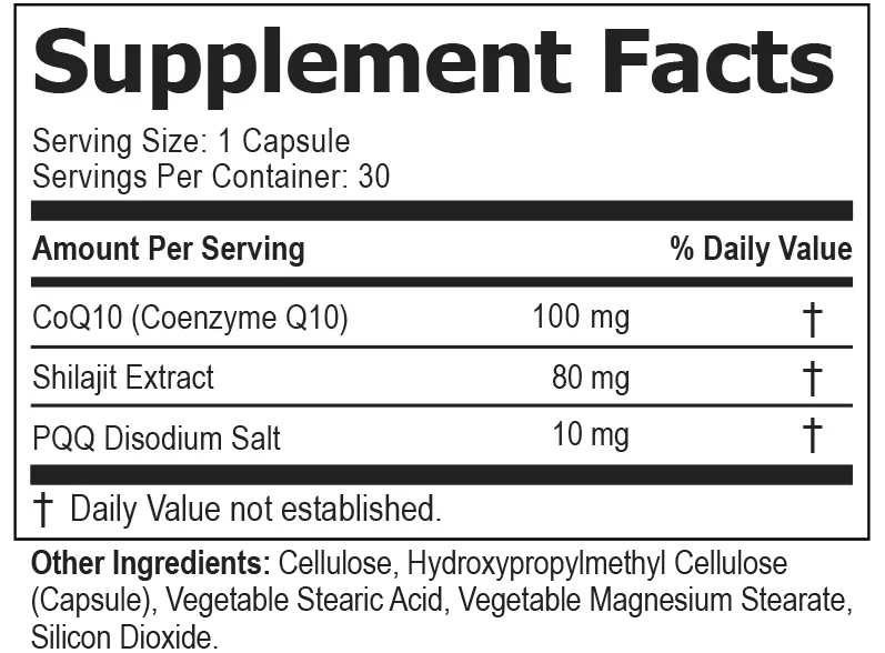 Cardio Clear 7 Supplement Fact