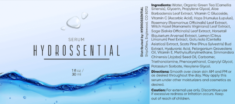 Hydrossential Ingredients